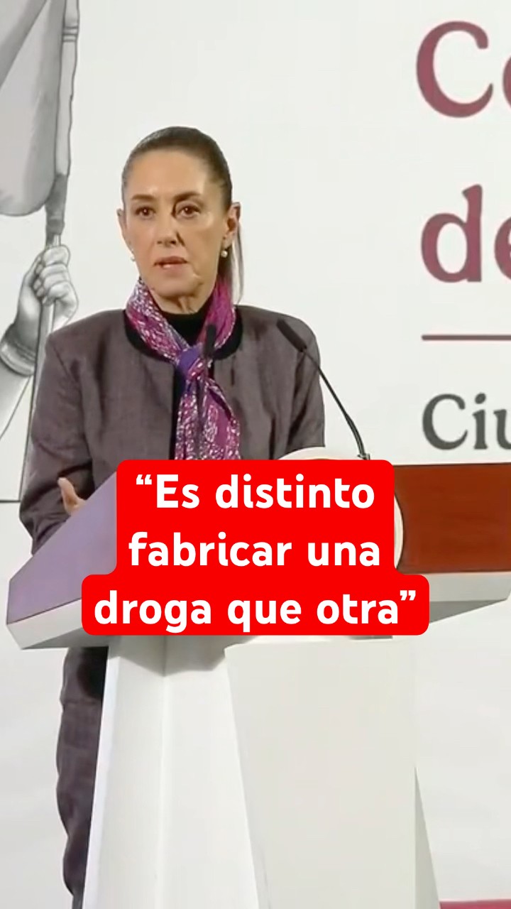 Sheinbaum asegura continuar investigaciones sobre laboratorios de fentanilo en México