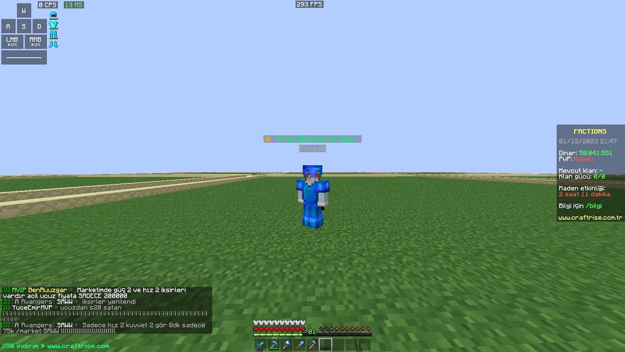 Craft Rise Factions 0'dan Nasıl Başlanır Para Kasma Taktiği