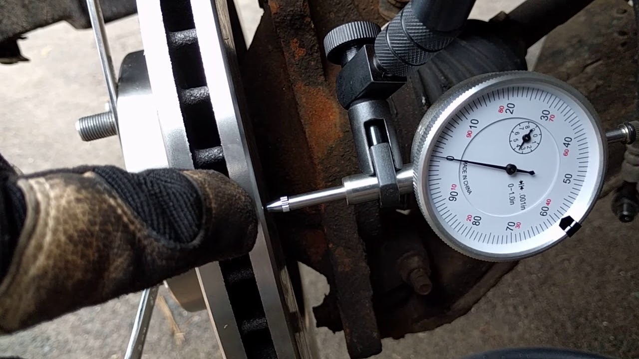 2002 Subaru Outback Front Brake Job 03 Rotor Runout Problem YouTube