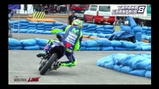 Valentino Rossi and Maverick Vinales on track at YGP 8 Manila 2017