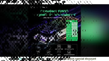 Akko MonsGeek FUN60 Mechanical Keyboard Magnetic Switch 60% Gaming Keyboards Rapid Trigger 0.01mm 8K