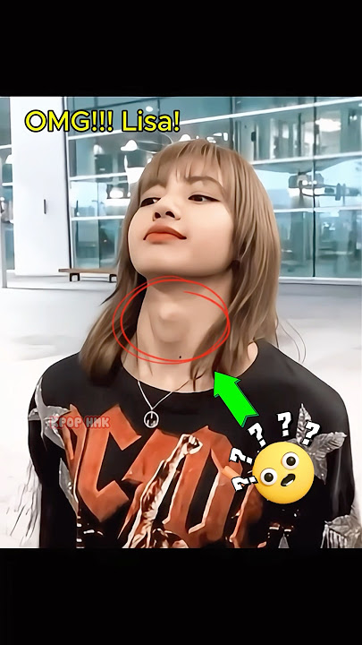 Lisa's Neck Is Like A Man 😲 #blackpink #lisa #kpop #shorts
