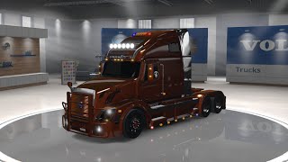 American Truck Simulator Volvo VNL670 |خورافي مود شاحنة فولفو! افضل شاحنة!!