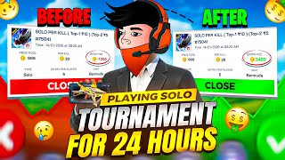 Playing 24 Hours ⏰ Solo Tournament ☠️| For Evo Ump Max 🔥| Shreyash!op