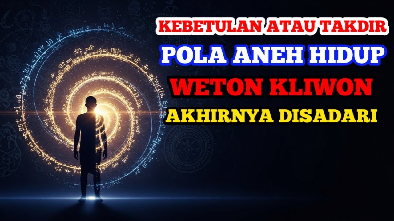 Kebetulan atau Takdir? Pola Aneh Hidup Pemilik Weton KLIWON Akhirnya Disadari]