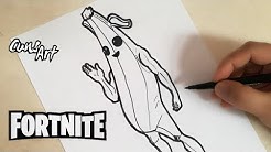como dibujar a peely banana fortnite how to draw peely banana duration 10 07 - la llama de fortnite para colorear