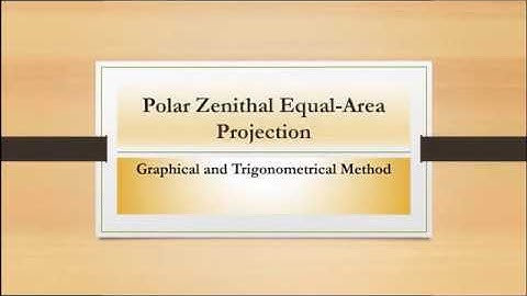 Polar Zenithal Equal Area Projection: Construction and Drawing