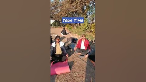 Yoga Time in Central Excise Training Center #ssc #ssccgl2022 #ssccgl2023 #ssccgl2020 #sscgd