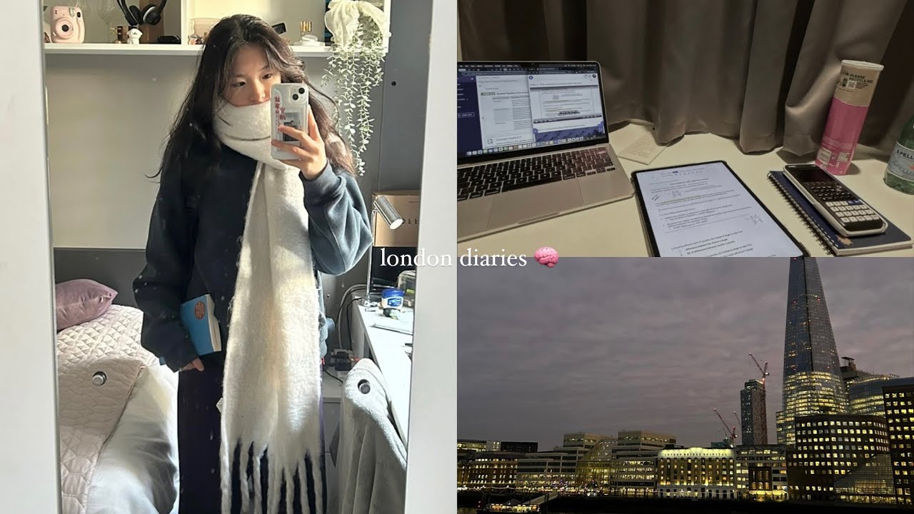 spend a week with me at uni | london diaries ep. 1 ‧₊˚❀༉‧₊˚.