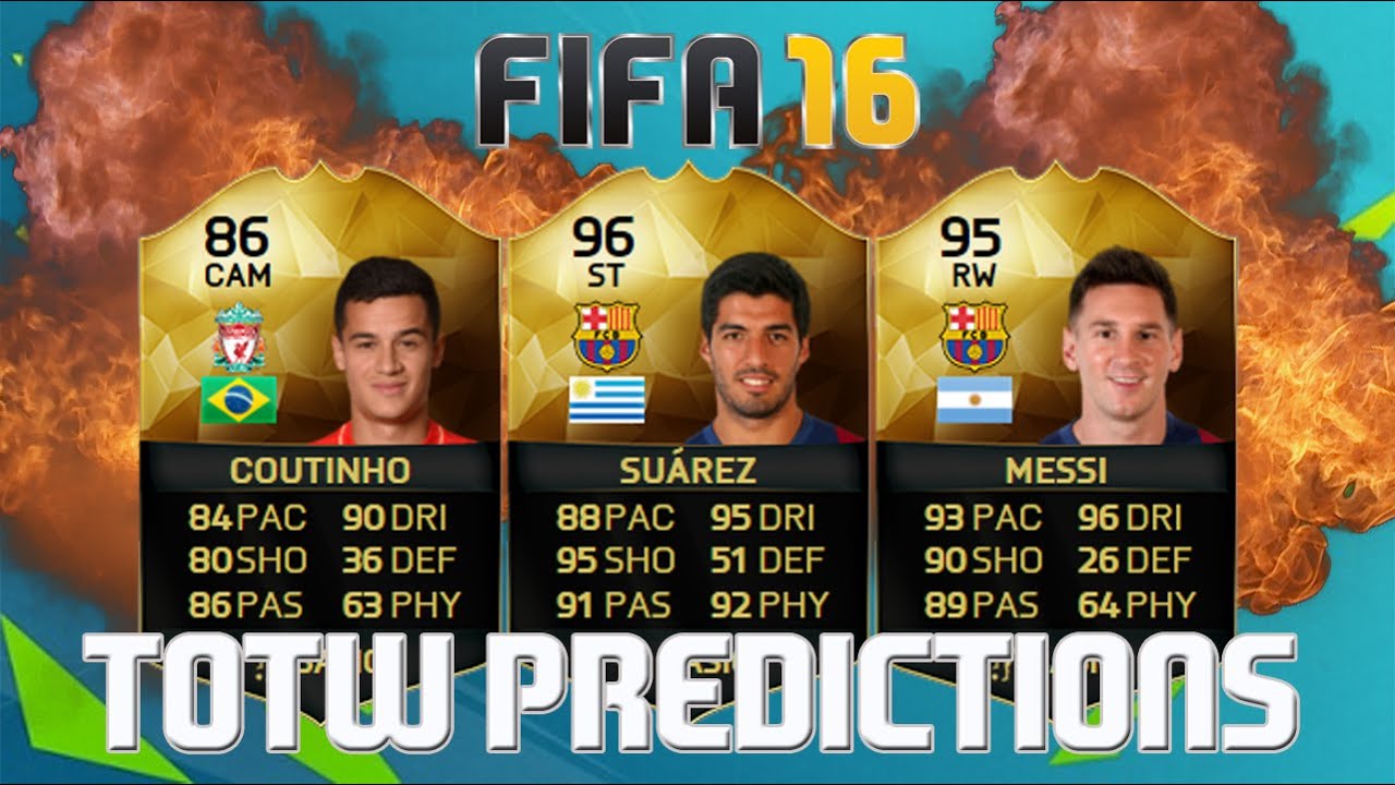 FIFA 16 TOTW 23  Predictions FT IF Messi, FIF Suarez , SIF Coutinho