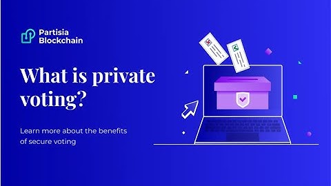 Private Voting Through Partisia Blockchain and MPC