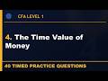 4. CFA L1 |The Time Value of Money | Quantitative Methods | 40 Practice Questions | 2026 Curr