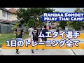 ムエタイ選手の練習に密着、1日の練習を全て公開 Puengluang banrambaa training