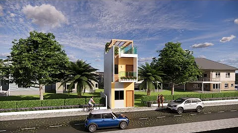 modern house design in revit | enscape 3d | #tutorial #revit #architecture #walkthrough  #exterior