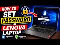 how to set password in lenova laptop