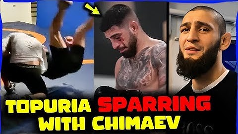 UFC Training Leak: Khamzat Chimaev vs Ilia Topuria Sparring Session
