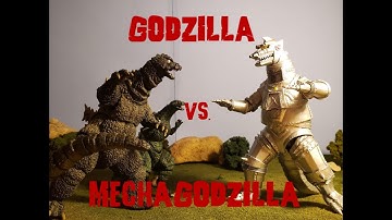 Godzilla VS Mechagodzilla | Stop Motion Battle