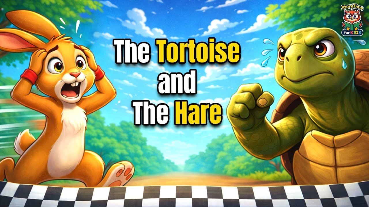 The Tortoise and The Hare | Moral Stories for Kids in English 🐢🐰