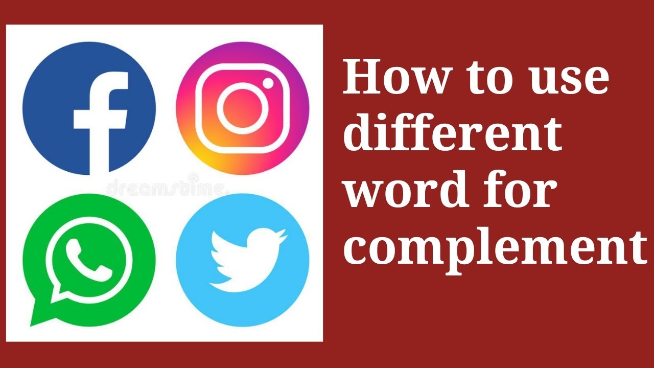 How to use different word for compliment, - YouTube