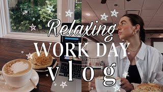 VLOG: a day in my life | working in a coffee shop *relaxing vibes*, new nails, cooking