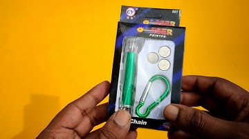 3 in 1 Laser Light LED Flashlight UV Torch Infrared Key chain for 2025 year