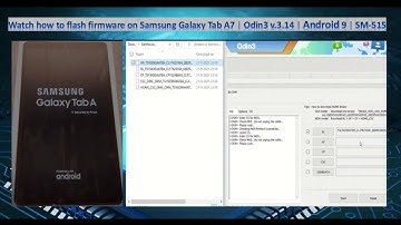 How to flash Samsung Galaxy Tablet 10.1 firmware with Odin flashing tool for Android 9