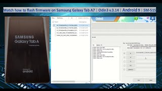 How to flash Samsung Galaxy Tablet 10.1 firmware with Odin flashing tool for Android 9