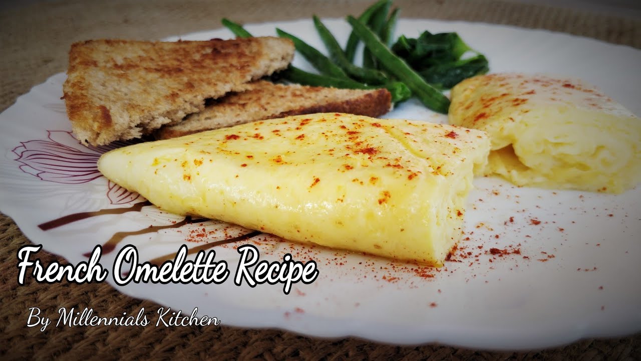 French Omelette in three easy steps How to make soft, buttery french