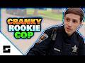 Rookie Cop Flips Out When Asked For His Name