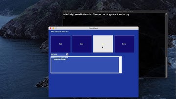 My Python Fleet Maintenance Program has a fully working GUI now.