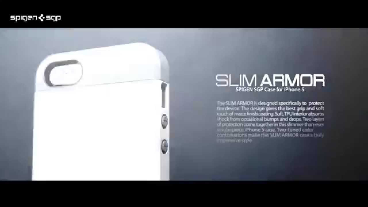 SPIGEN SGP iPhone 5 Case SLIM ARMOR i-Covers