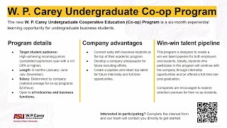 ASU Business Student Intern Program for Startups AMA