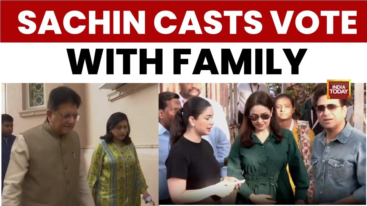 Mumbai Civic Polls: Sachin Tendulkar And Akshay Kumar Lead Celebrity Voters | India Today News