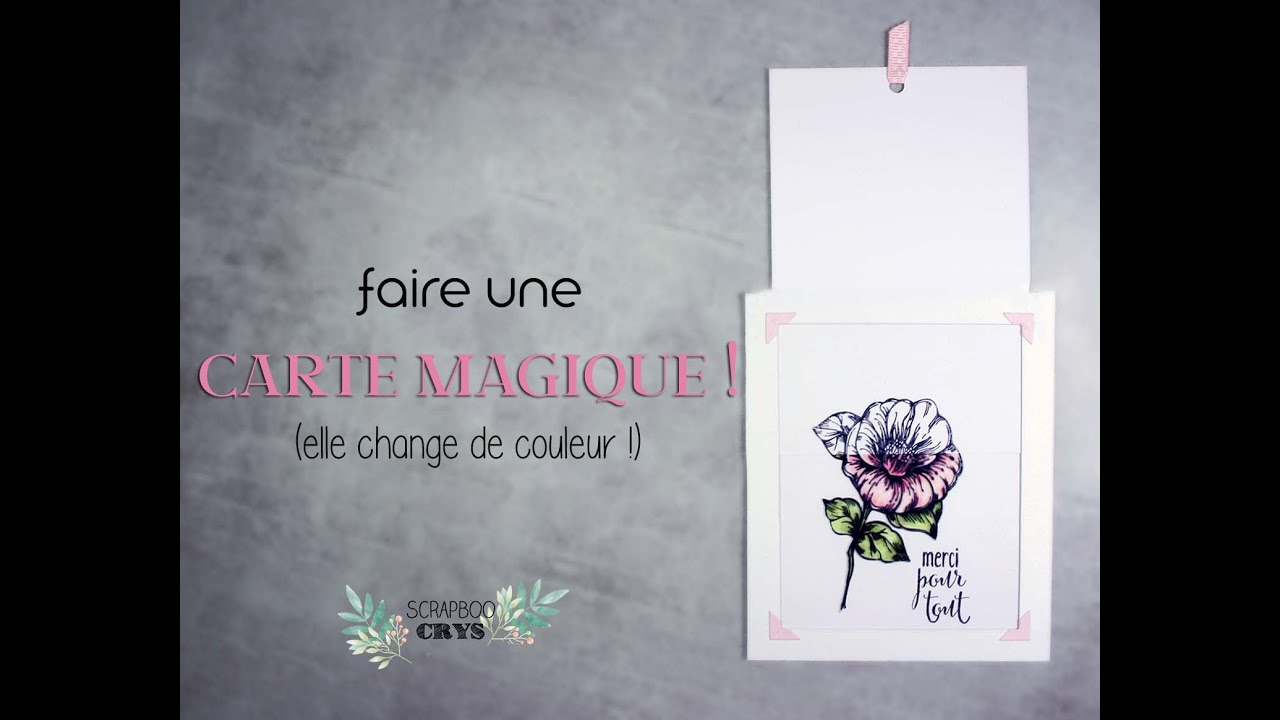 Créer une CARTE MAGIQUE ! Vous allez adorer c'est sûr ♥