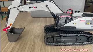 CY HOBBY HUINA 1594 1/14 22CH RC Excavator model unboxing