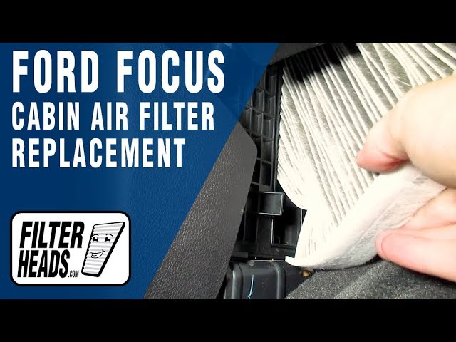 How To Replace Cabin Air Filter 14 Ford Focus Youtube