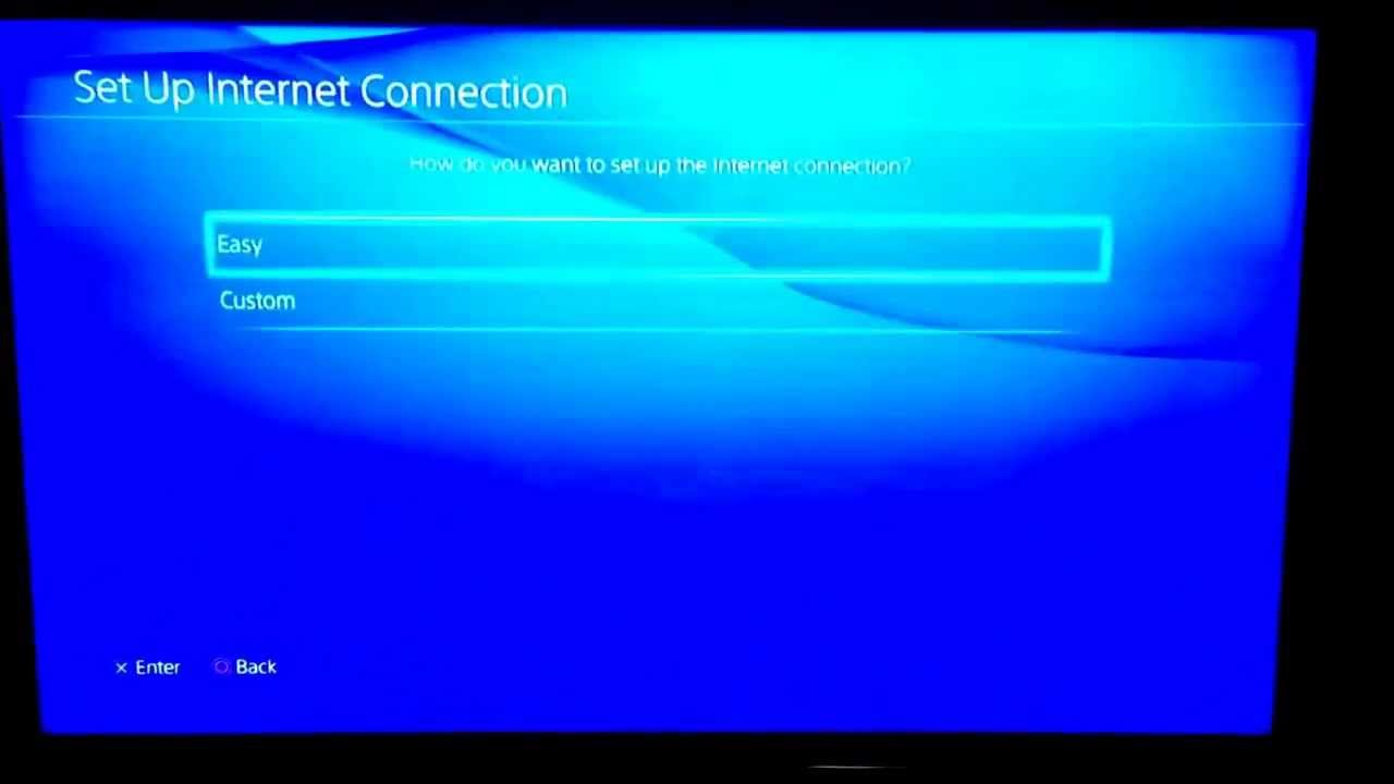 Playstation 4 setup YouTube