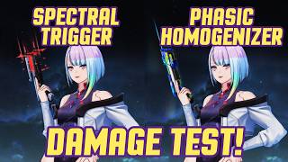LUCY SIGNATURE VS STANDARD WEAPON DAMAGE TEST! (SPECTRAL TRIGGER VS PHASIC)
