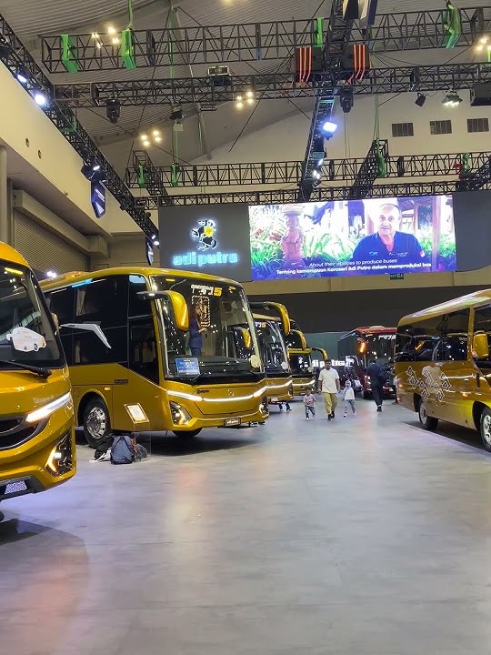 Booth karoseri adiputro giias 2024#automobile #busmania #adiputro #giias2024 #buspariwisata