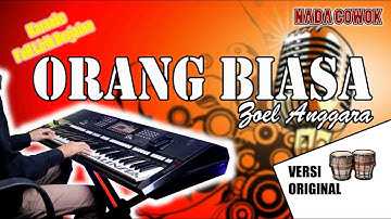 Orang Biasa - Zoel Anggara | KARAOKE VERSI DANGDUT ORIGINAL | NADA COWOK | ALINSTA STUDIO