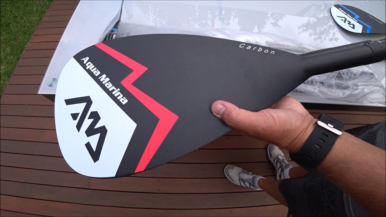 Aqua Marina 2018 Carbon Guide & Carbon Pro Paddle Review - YouTube