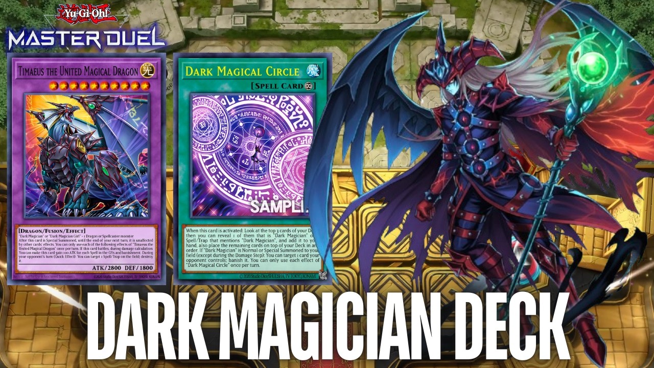 NEW Dark Magician Support is INSANE in Ranked Master Duel YGO