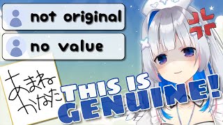[Passpartout] Kanata's autograph treated as a fake by NPCs. [hololive][EngSub] screenshot 5