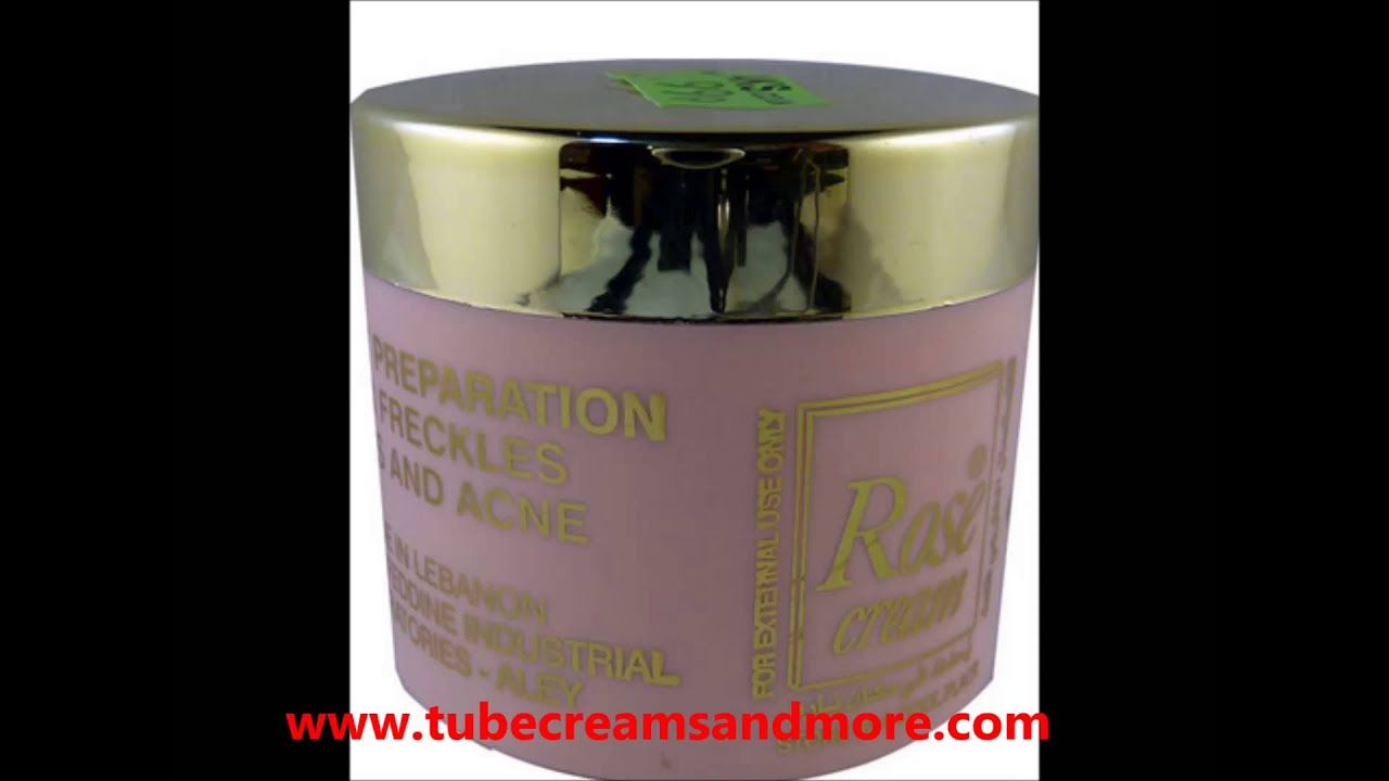 Rose Cream for Freckles and dark Spots