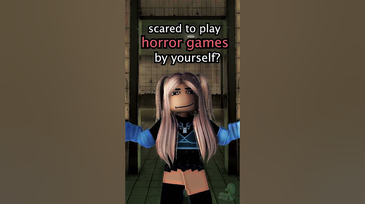 Scared To Play Horror Games By Yourself? #shorts #roblox