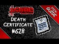Death Certificate - Item Guide - The Binding of Isaac: Repentance