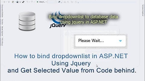 How to bind dropdownlist in ASP.NET Using Jquery and Get   Selected Value from Code behind.
