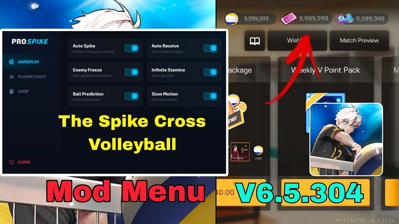 The Spike Cross Volleyball 6.5.304 Mod Menu Download With Unlimited Money 
