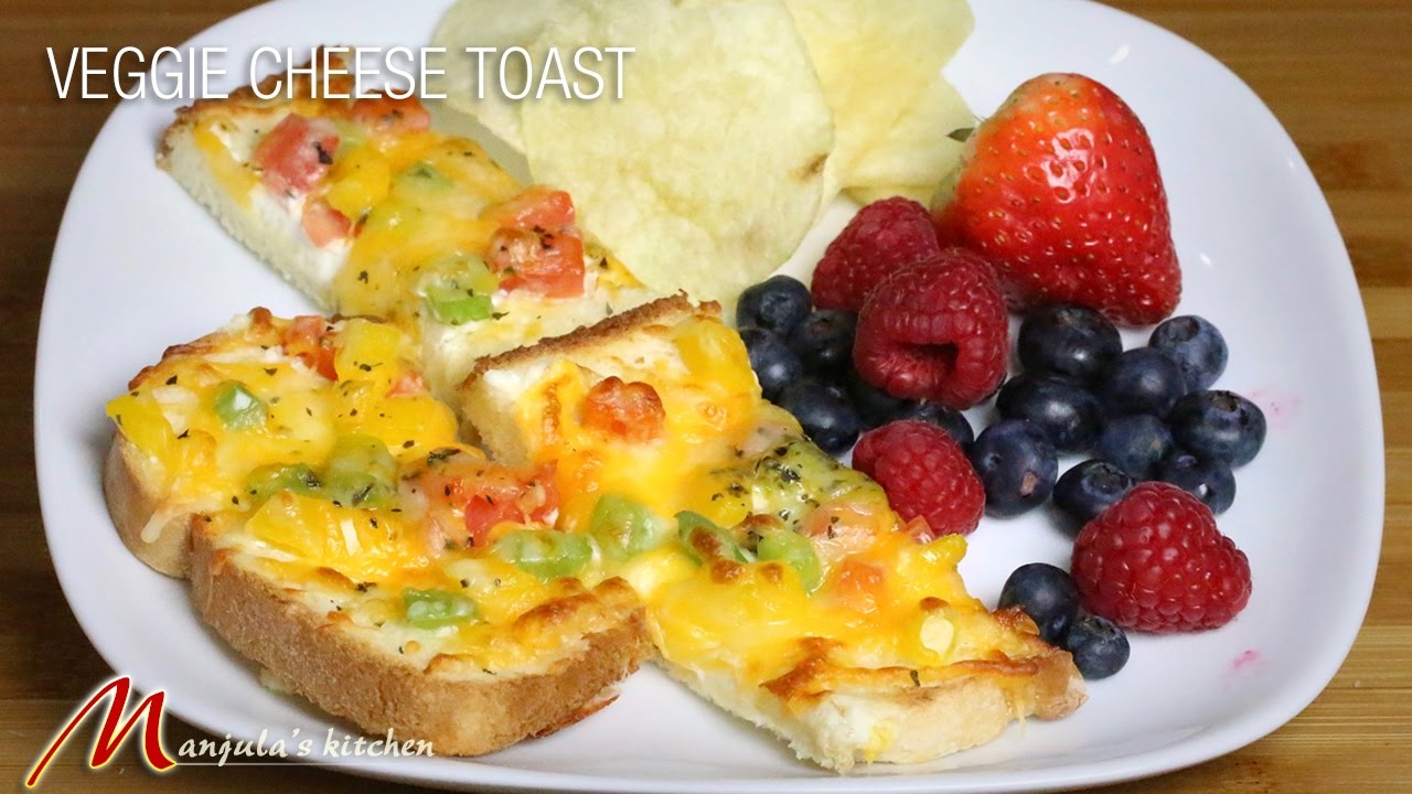 Veggie Cheese Toast