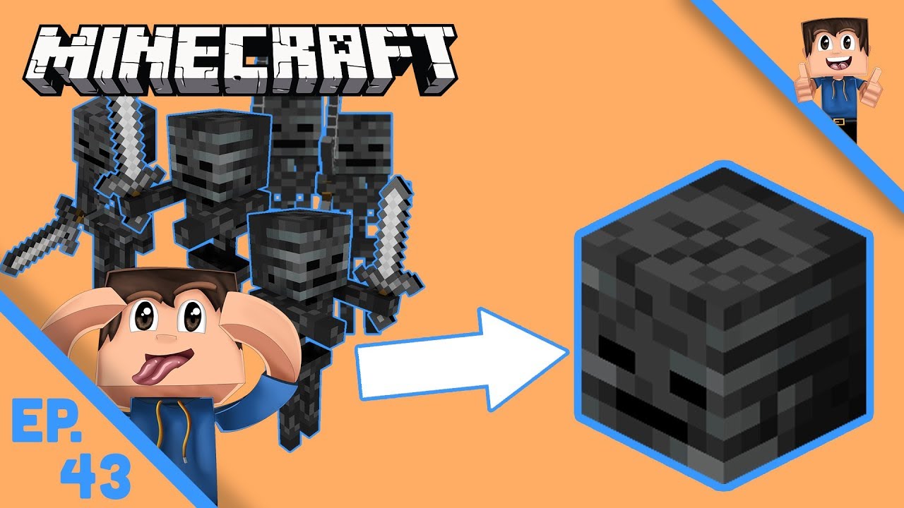 How To Farm Wither Skulls In Survival (Minecraft 1.15) 